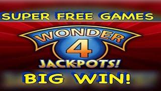**WONDER 4 JACKPOTS** NICE WIN! This game is SPONSORED by Hearts of Vegas