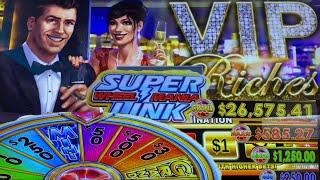 ⋆ Slots ⋆FIRST TRY !! DOLLAR VERSION !⋆ Slots ⋆VIP RICHES (SUPER LINK WHEEL MANIA) Slot (IGT) ⋆ Slots ⋆$235 Free Play⋆ Slots ⋆栗スロ