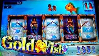 Gold Fish 2 Bonuses and Live Play - WMS Video Reel Slots