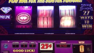 • Double Diamond Slot Machine • Double or Nothing? • Slot Play/Live Play •