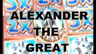 WMS "Alexander the Great" Slot Collection! BIG WINS & BONUSES!
