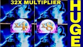 32x Multiplier  •HUGE BONUS WIN• on Timber Wolf Deluxe Slot Machine  $6 Max Bet | MAJOR JACKPOT WON!