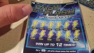 $50,000 "CASH IN A FLASH"  NEW MICHIGAN LOTTERY SCRATCH OFF TICKETS!