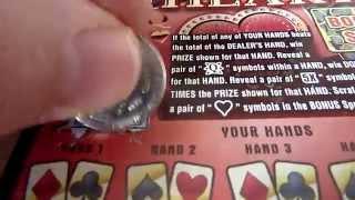 Queen of Hearts - $5 Illinois Instant Lottery Scratchcard
