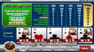 GC Tens or Better Video Poker