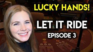 Best Starting Hand!? $1000 VS Let It Ride! Awesome Session!!