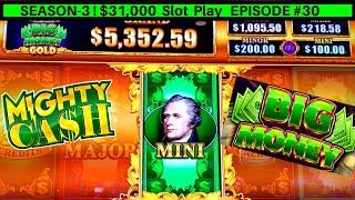 Might Cash BIG MONEY Slot Machine Live Play | Season 3 | Episode #30