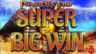 SUPER BIG WIN on Pharaoh's Tomb - Novomatic Slot - 1€ BET!