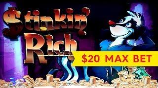 Stinkin' Rich Slot - $20 Bet RETRIGGER - Winner's Choice 2!