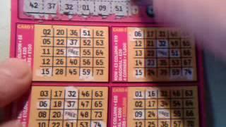 BINGO 250,000 Pink and 250,000 SUPER 7's Scratchcard Game..with Moaning Pig