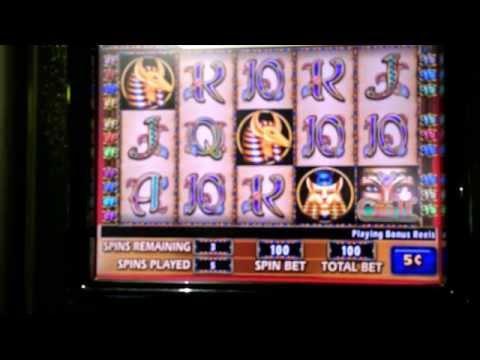 Cleopatra II high limit slot machine $5 big bet bonus win