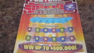 NEW!! NEW YORK LOTTERY $5 WHEEL OF FORTUNE SCRATCH OFF TICKET. WIN $1 MILLION FREE ENTRY!!