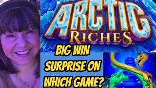 BIG WIN SURPRISE-WHICH GAME? FOREST DRAGONS OR ARCTIC RICHES BONUS