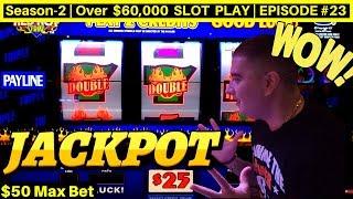 High Limit 3 Reel Slot Machine HANDPAY JACKPOT - Triple Double Red Hot Strike | SE -2 | EP #23