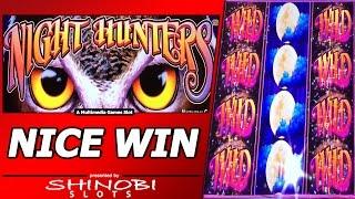 Night Hunters Slot - Nice Win, Free Spins Bonus with Sticky Wilds
