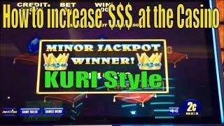•SUPER BIG WIN !!•How to increase $$$ at the Casino / I will show you the KURI style (^_-)•彡栗スロット