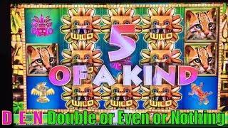 •SLOT SERIES ! D•E•N (21)•Double or Even or Nothing•King & Queen (Everi) /Valley of Gold Mayan(igt)