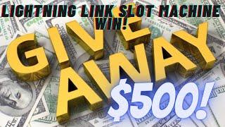 ⋆ Slots ⋆$25 per spin HUGE BET! Giving away $500 to a Lucky Person -  Lightning Link Slot Machine WI