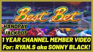 Lightning Link Best Bet HANDPAY JACKPOT Session 4 Channel Member Sonny Black ONE YEAR AT GRAND LEVEL