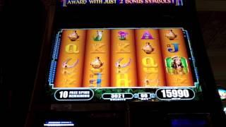 WMS - Treasures of Machu Picchu Slot Machine Bonus ***NEW***