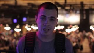 Cord Garcia talks about his strategy in the WSOP Colossus event