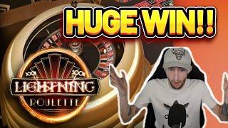 HUGE WIN! LIGHTNING ROULETTE BIG WIN - CASINO Slot from CasinoDaddys LIVE STREAM (OLD WIN)