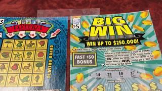 Big Win and Loteria Scratch Off Tickets!