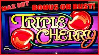 HIGH LIMIT TRIPLE CHERRY SESSION ⋆ Slots ⋆MAX BET $15 SPINS 3 Reel Slot Machine Casino ⋆ Slots ⋆