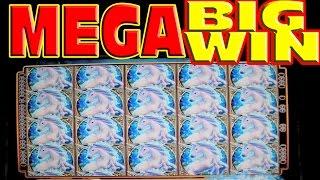 Mystical Unicorn FULL SCREEN MEGA BIG WIN Las Vegas Slot Machine Winner