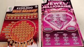 Scratchcards...Jewel Millionaire...and Hot Money...with Piggy