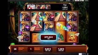 Montezuma re-triggers and big 5x win