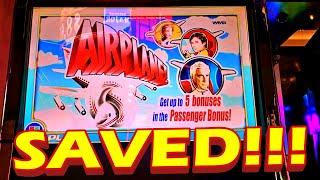 MAKE IT SO!!!! * A SPACESHIP HAD TO SAVE ME FROM AN AIRPLANE!! - Las Vegas Casino Slot Machine Bonus