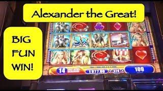 BIG WIN on Alexander the Great Slot Machine