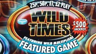 Wild Times £500 Jackpot Slot