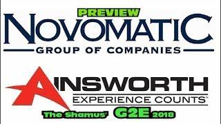 G2E 2018 - Visiting Ainsworth / Novomatic