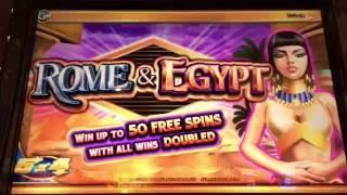 Rome & Egypt Slot Machine! ~ FREE SPIN BONUS! ~ 50 FREE SPINS ~ SUPER BIG WIN! • DJ BIZICK'S SLOT CH