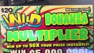 Wild Bonanza Scratch off, "WILD " Symbol for a winner