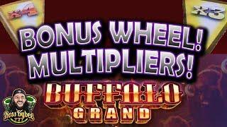 Buffalo Grand Max Bet Progressive Multiplier Bonuses & Free Spins $10k Losing Session Finale