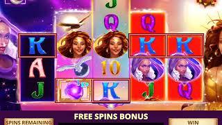 DUELING DIETIES Video Slot Casino Game with a SUN VS MOON FREE SPIN BONUS