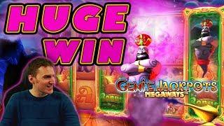 HUGE WIN on Genie Jackpots Megaways Slot - £4 Bet
