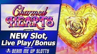 Charmed Hearts Slot - First Look, Live Play and Free Spins in New Slot by Konami