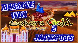 HIGH LIMIT Lightning Link Sahara Gold MASSIVE WIN With 2 HANDPAY JACKPOTS ⋆ Slots ⋆️$50 Bonus Slot Machine