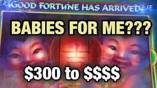 BABIES FOR ME?? I ONLY PUT $300! FU DAO LE SLOT & ZEUS UNLEASHED AT RIVER SPIRIT CASINO TULSA !