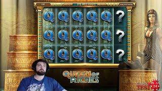 BIG WIN ON QUEEN OF RICHES SLOT (BTG) - 5€ BET!