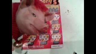 Scratchcard SUPER 7's...and Moaning Piggy...Here We GoooOOOOOO!!!