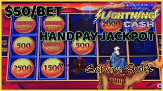 HIGH LIMIT Lightning Link Sahara Gold HANDPAY JACKPOT ⋆ Slots ⋆️$50 Bonus Round WILD CHUCO Slot Mach