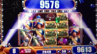 WMS-Napoleon&Josephine slot machine Mega Win!