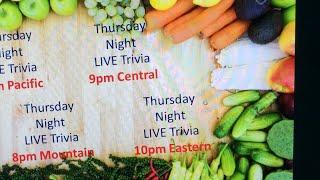 Thursday Night LIVE Trivia - Fast Food