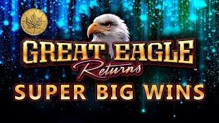 Great Eagle Returns - 4 bonuses - BIG WIN - Slot Machine Bonus