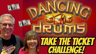 Dancing Drums Take the Ticket Challenge! Is it a upset?